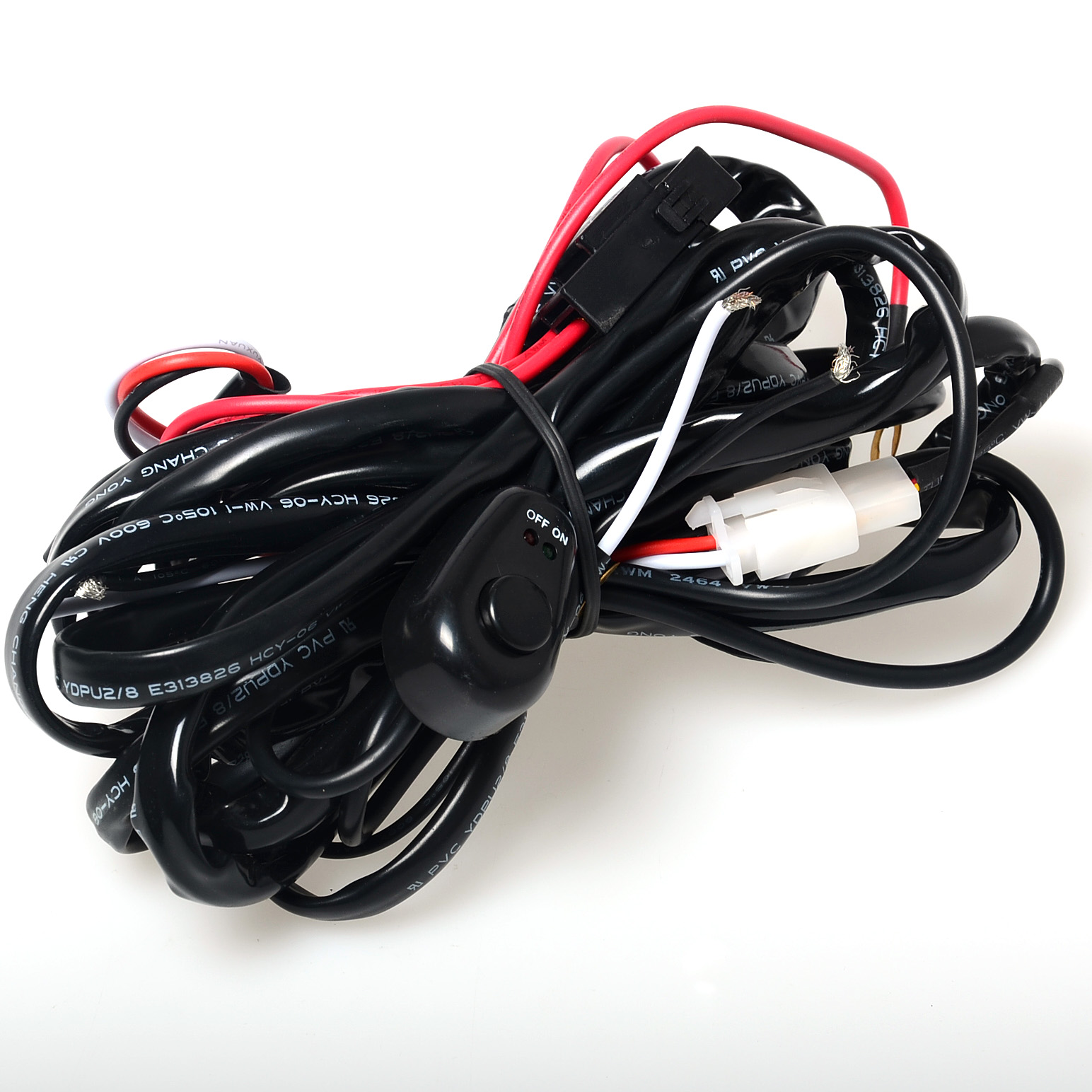 Kawell® 2 Leg Wiring Harness Include Switch Kit Support 120w LED light Wiring Harness and Switch