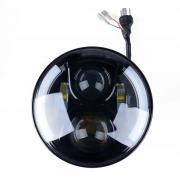 KAWELL 7 inch 70W CREE Round High Beam Low Beam LED Headlight For Jeep...