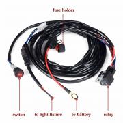 KAWELL® 1 Leg Wiring Harness Include Switch Kit Suppot 300W LED work light LED Light Bar Wiring Harness and Switch Kit