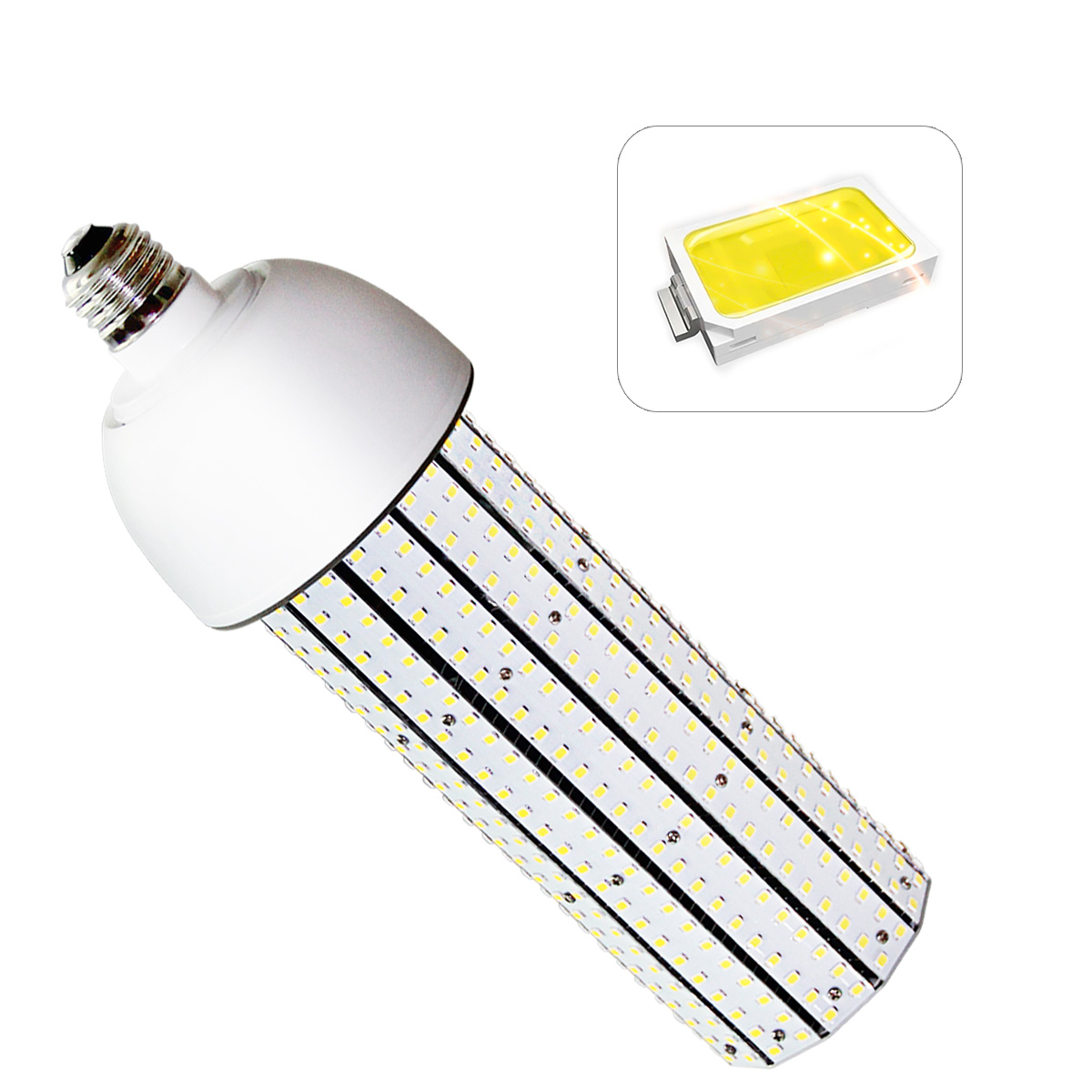 KAWELL 60W LED Corn Light Bulb E39 Large Mogul Base LED Commercial Retrofit Light for Fixtures HID/HPS/Metal Halide or CFL, 7200 lumen 6500K Daylight UL Listed/TUV-Qualified/DLC Certified 